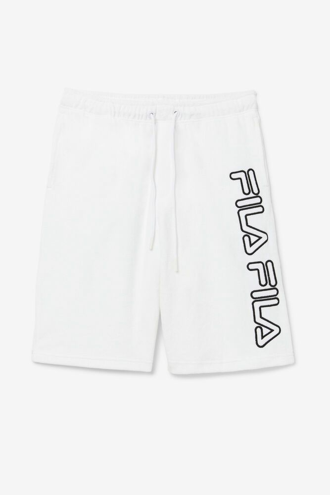 Fila Shorts Herre Hvite Theo 073946-REV